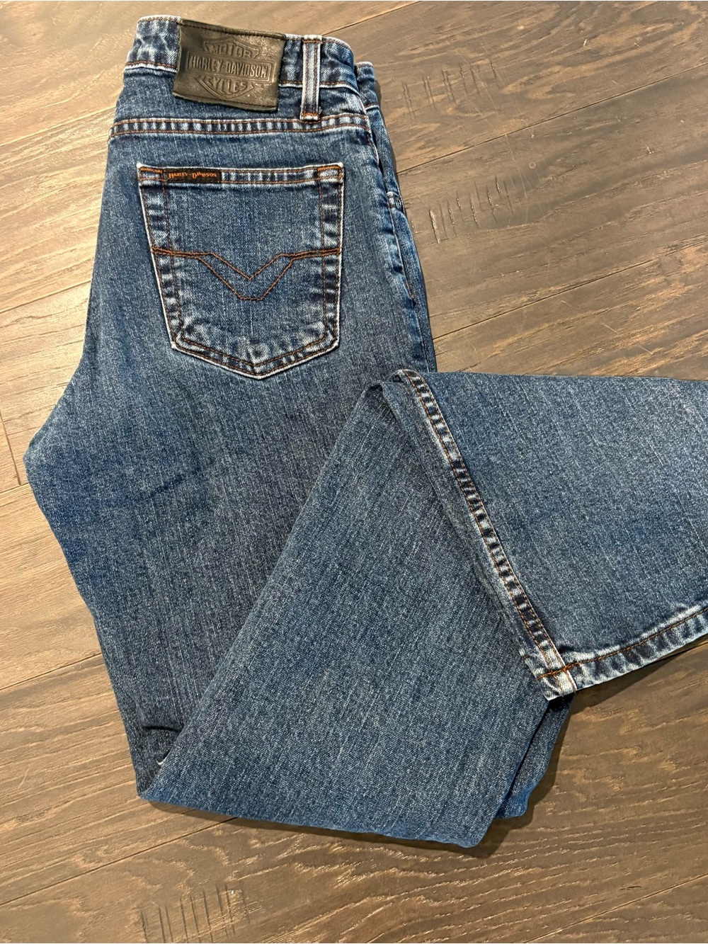 • Harley-Davidson Vintage 2006 Bootcut Stretch Jeans Size 4